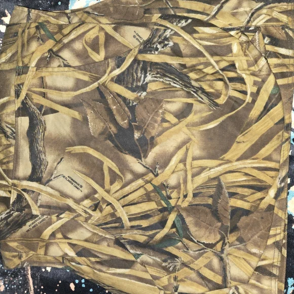 Filson Advantage Wetlands Waterfowl Camo Vest Xl Waxed Style 436WL Cropped Rare - Picture 2 of 8